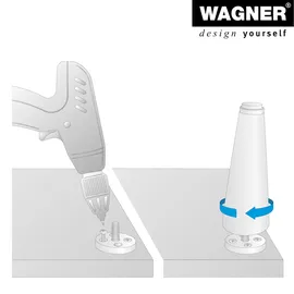 Wagner Möbelbein BUCHE eckig, - 40 x 40/Ø 30 x 100 mm, natur, QuickClick® Filzgleiter, Gewinde Ø Ø 12781001