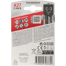 Energizer Spezial-Batterie A27 22 mAh 2 St.