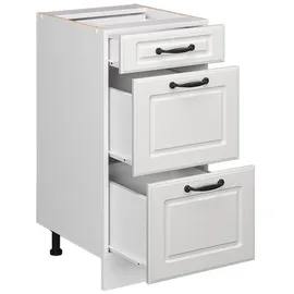 Vicco Schubladenschrank R-Line 40 x 81,6 x 60 cm Weiß