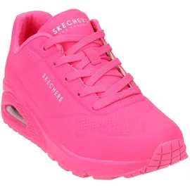 SKECHERS Uno Night Shades hot pink durabuck 38