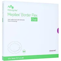 Mölnlycke Health Care GmbH Mepilex Border Flex 13x16cm oval