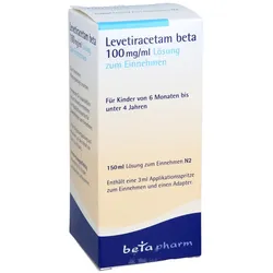 Levetiracetam beta 100 mg/ml L.z.E.3ml D 150 ml