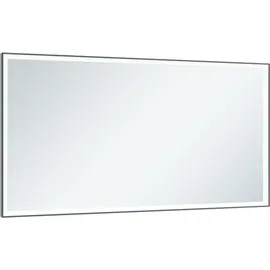 Keuco Royal Lumos 1400x650x60mm, 77 W, Licht einst, schw.-