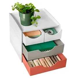 CEP Schubladenbox TERRA NOVA 18,5 x 17,5 x 18,6 cm 4-tlg. weiß