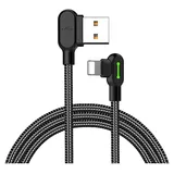 Mcdodo Schnell Gewinkelt Kabel 90 ° Led Blitz 1,2M - Schwarz
