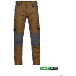 DASSY Stretch-Arbeitshose Helix PESCO41 200973 Gr. 48-STANDARD lehmbraun/anthrazitgrau