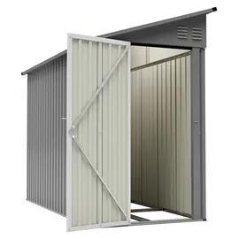 rolipo Gerätehaus 1,24 x 1,92 m Grau