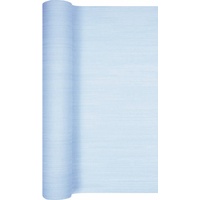 Home Fashion Tischläufer Struktur 490 x 40 cm Papier Blau