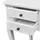 vidaXL Schreibtisch Kiefer weiß