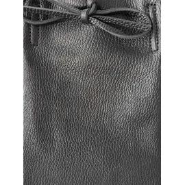 Zwillingsherz Ledershopper Small Leder Black