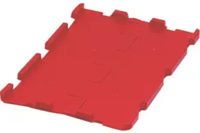 LA-KA-PE Klappdeckel rot f.Transport-Stapelkasten B300xT200 mm VE 4 Stk.