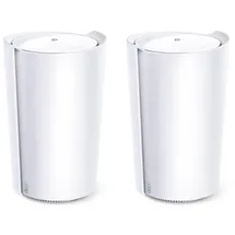 TP-Link DECO X95(2-PACK) Mesh-WLAN-System Tri-Band (2,4 GHz / 5 GHz / 5 GHz) Wi-Fi 6 (802.11ax) Weiß Intern Mesh-System, 570 m2, <30 dBm(5 <30