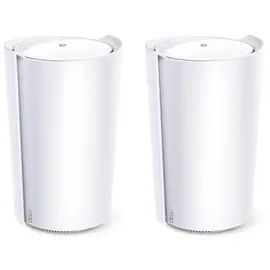 TP-Link DECO X95(2-PACK) Mesh-WLAN-System Tri-Band (2,4 GHz / 5 GHz / 5 GHz) Wi-Fi 6 (802.11ax) Weiß Intern Mesh-System, 570 m2, <30 dBm(5 <30