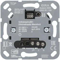 1St. Gira 540000 S3000 Universal-LED-Dimmeinsatz Standard