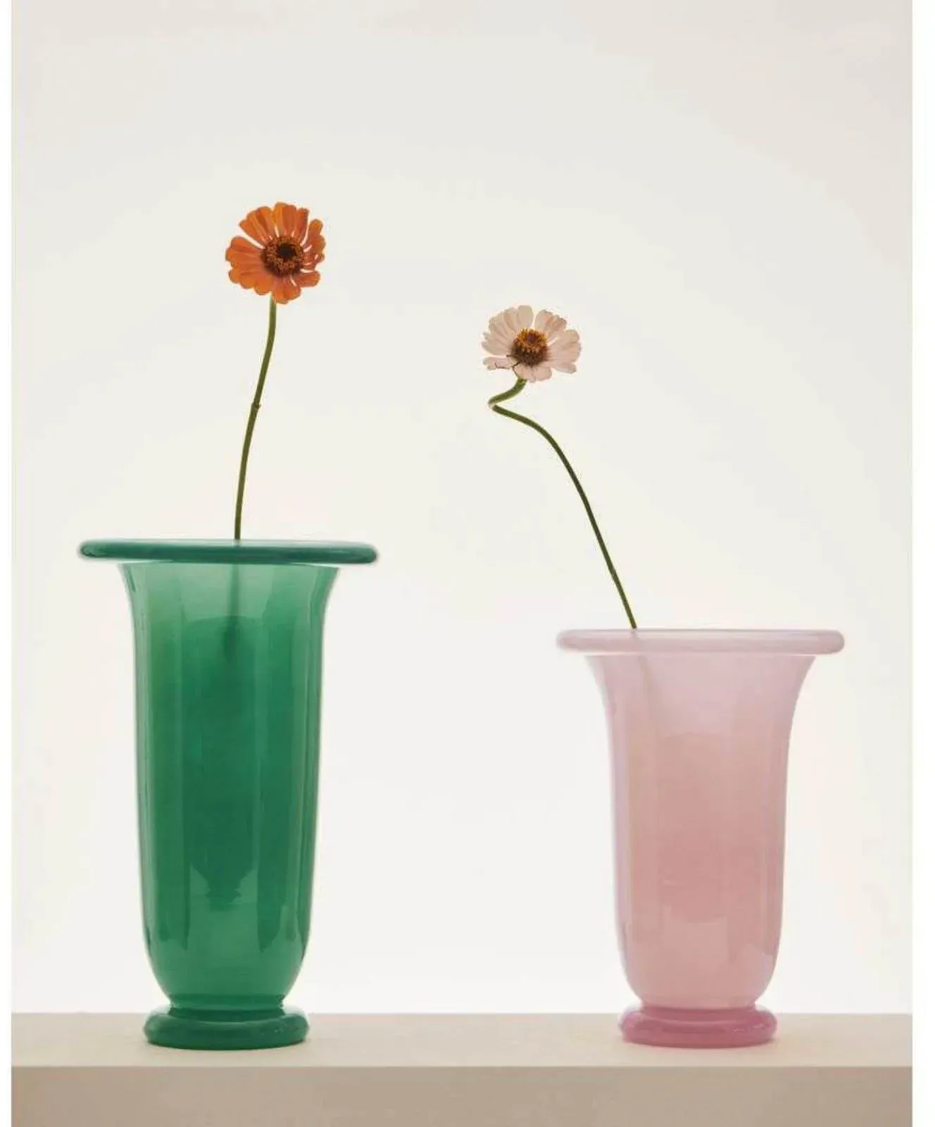 Vasen HAY, Blau, für Wohnzimmer, Glas - 21