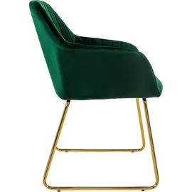 ML-Design 2er Set Ergonomische aus Samt Grün,