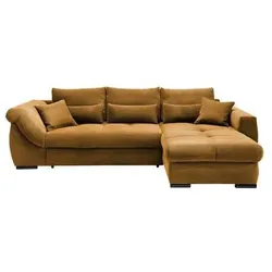 Wohnlandschaft Frederico Goldfarben Cord