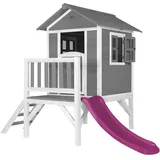 Axi Lodge XL in Grau Rutsche Lila FSC-Holz violett Junior