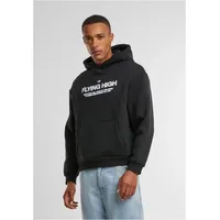 Mister Tee High Flight Fluffy Kapuzenpullover - Black -
