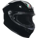 AGV - K6 S E2206 MPLK, Integralhelm Motorrad, Unisex, Schwarz, L