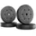 trex sport Hantelscheiben Set 20 kg Kunststoff Gewichte 4x5 kg schwarz