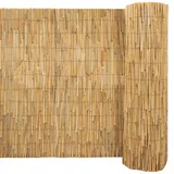urfence Sichtschutzmatte 110 x 600 cm Braun Schilfrohr