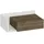 Livetastic Nachtschrank Hephaistos 60 x 21,4 x 35 cm Weiß/Walnuss