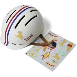 THOUSAND Velohelm, (49 - Unisize Fahrradhelm mit a... - Weiß
