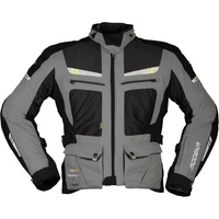 Modeka AFT Air Motorrad Textiljacke, schwarz-grau, Größe L