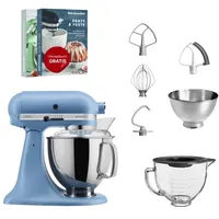 KitchenAid Artisan 5KSM175 Altrosa mit Glasschüssel