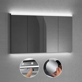 neoro n50 Advance | n50T46 Einbau-Spiegelschrank B: 140 cm mit 4 Türen, mit Beleuchtung, mit einstellbarer Farbtemperatur, BN0520MI+BN0505MI