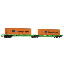 Roco 77370 H0 Container-Doppeltragwagen der SETG Salzburger Eisenbahn Transport Logistik (SETG) (H0)