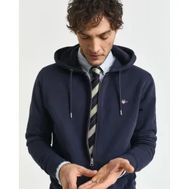 GANT Reg Shield Reißverschlusspullover Evening Blue L
