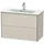 Duravit Waschtischunterschrank 2 Auszüge 81 x 38,8 x 56 cm Taupe Matt