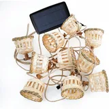 Newgarden Lichterkette Solar 8 m Jute braun