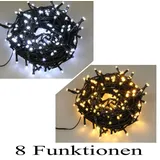 Luxform LED-Lichterkette LED Lichterkette 120 LED ́s 18m Länge Deko Weihnachtsbeleuchtung, 120 LED ́s, 8 Leuchtfunktionen