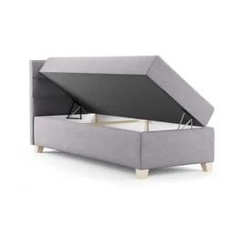 beautysofa DONNA MINI 100 x 200 cm Grau