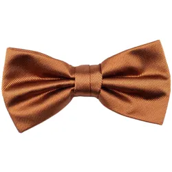 Fliege ROY ROBSON "aus 100% Seide - mit feiner Musterung", Herren, Gr. Onesize, braun, 100% Seide, Fliegen