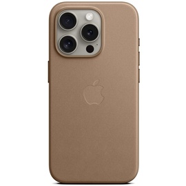 Apple Feingewebe Case mit MagSafe für iPhone 15 Pro Taupe