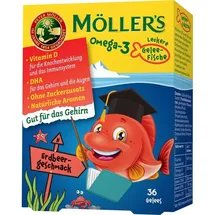 Kyberg Pharma Vertriebs GmbH Möller's Omega-3 Gelee Fisch Erdbeere