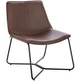 Svita Loungesessel Braun Textil, 66x82x64 cm, Wohnzimmer, Sessel,