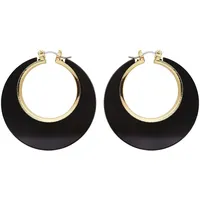 w widmann milano party fashion - Disco Ohrringe Damen, 70er Jahre Creolen, Schmuck Accessoire für Party und Karneval