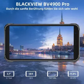 Blackview BV4900 Pro 4 GB RAM 64 GB schwarz