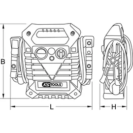 KS Tools Starthilfegerät 550.1710