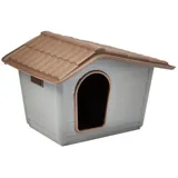 Nayeco Hundehütte 60 x 50 x 41 cm Recyceltes Material Grau