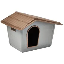 Nayeco Hundehütte 60 x 50 x 41 cm Recyceltes Material Grau