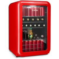 Klarstein PopLife Getränkekühlschrank (115 l, 870 mm hoch, Rot)