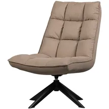 Woood Drehsessel Jouke aus Preo-Gewebe, modern und gepolstert, Sand, komfortabler Sitz für Dein Zuhause