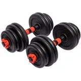 Hantelset Gusseisen 25mm SCHWARZ|mango 20kg