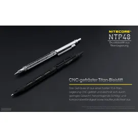 Nitecore NTP 48 Titan Druckbleistift in zwei Farben